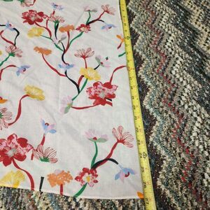 ON 34th White Floral Scarf